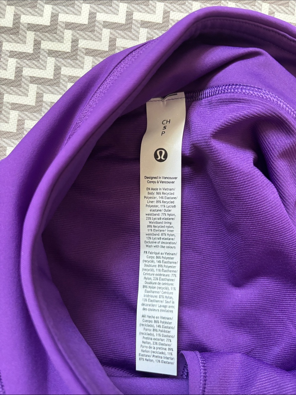 LULULEMON SPEED UP HR SHORTS 2.5” *mesh vent in COLLEGE PURPLE SZ S, M NWT - Picture 6 of 10